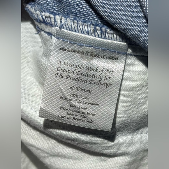 Disney The Bradford Exchange Embroidered Characters Denim Jacket Women’s Size 2X - Picture 6 of 6